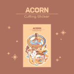 도토리 조각 스티커