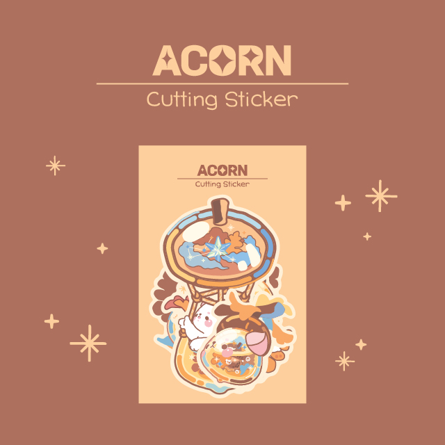 1 도토리 조각 스티커 - 이미지 1