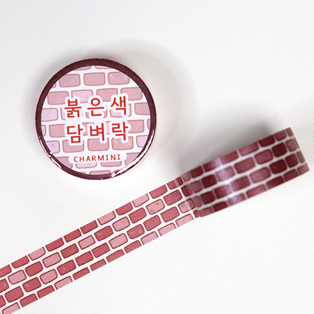 a-1 붉은색 마스킹테이프 - 이미지 1