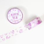 보랏빛 방울 마스킹테이프