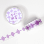 보라 매듭 마스킹테이프