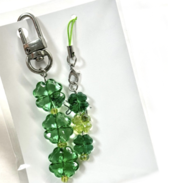 1 주렁주렁 행운이 따라와요 키링 - 이미지 1